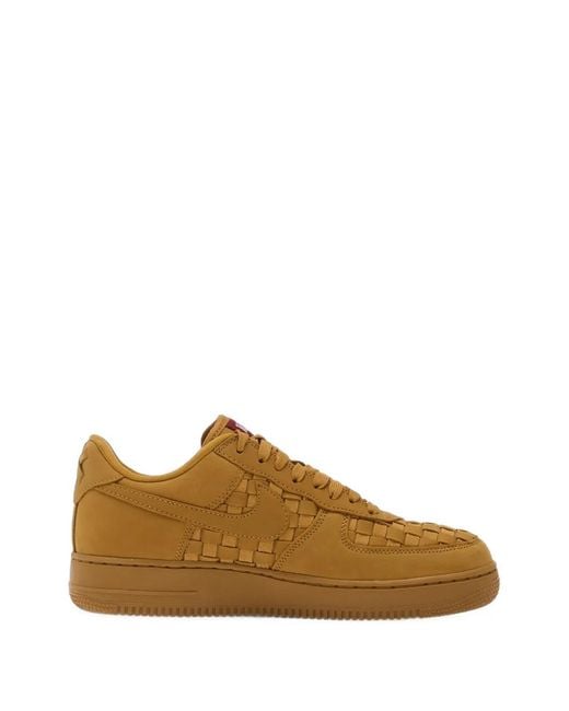 Nike Brown Air Force 1 Low Retro Woven Sneakers for men