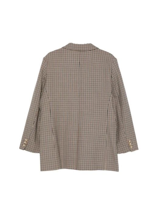 FRAME Gray Notched-Lapel Jacket