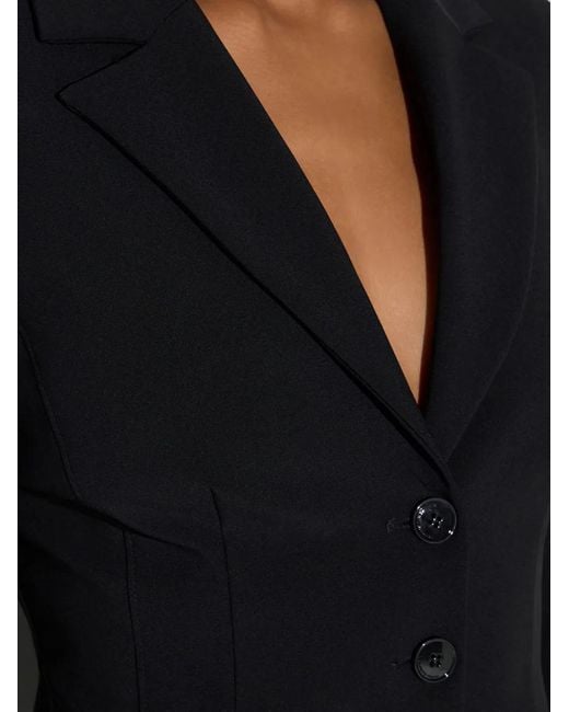 Elisabetta Franchi Blue Technical-Fabric Jacket
