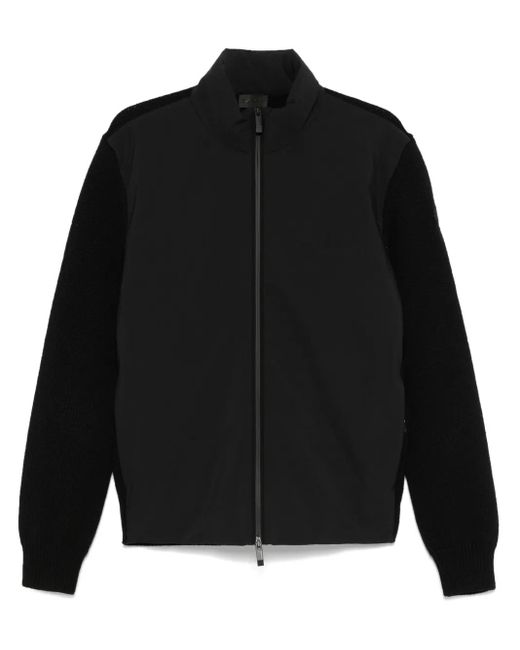 メンズ Moncler パデッド ニットジャケット Black