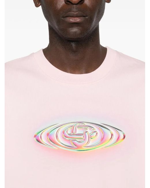 Casablanca Pink T-Shirt for men