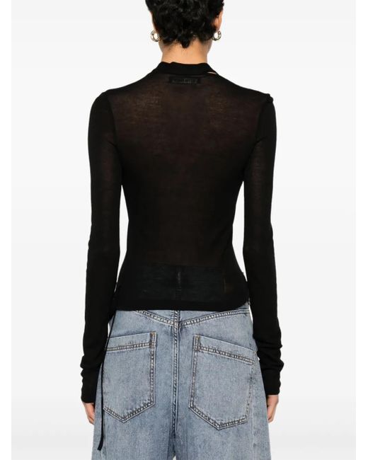 OTTOLINGER Black Deconstructed Cardigan