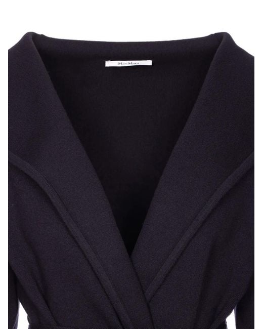 Max Mara Blue Mantel mit Gürtel
