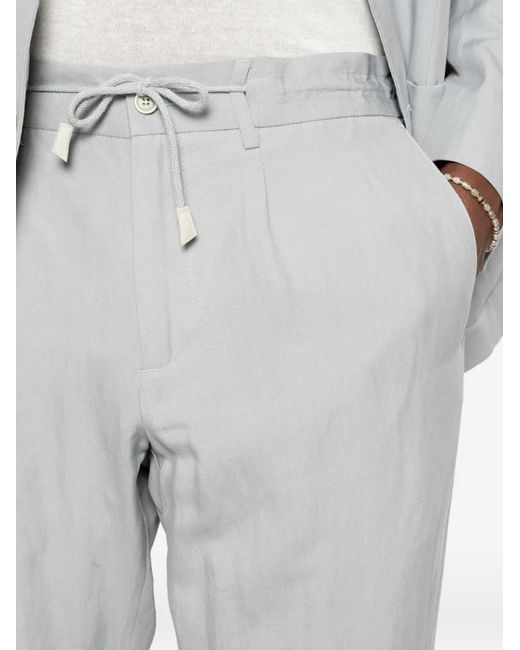 Eleventy White Single-Breasted Suit for men