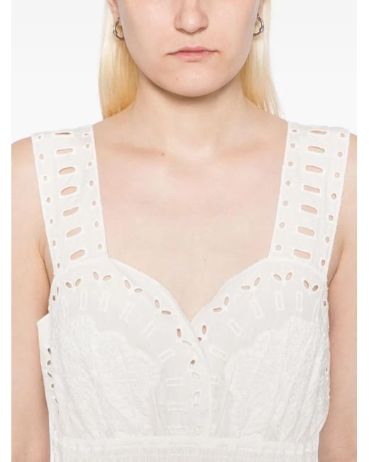 Rails Fawn Jurk in het White