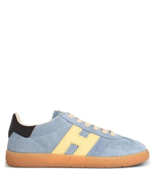 Hogan Blue H-Stripes Sneakers