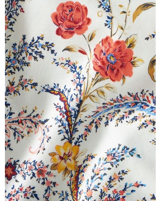 Etro Hemd mit floralem Paisley-Print in White für Herren