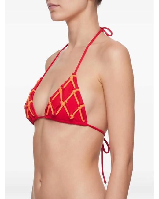 Isa Boulder Red Isa Bikini Top