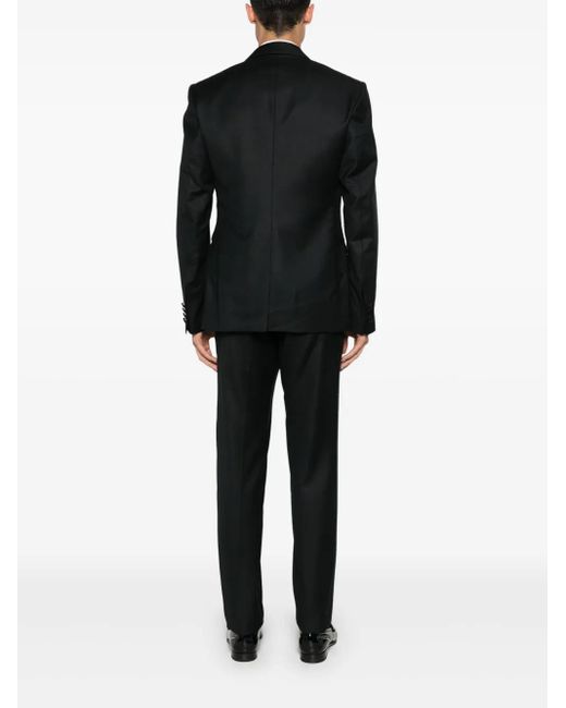 Dolce & Gabbana Black Monogram-Jacquard Suit for men