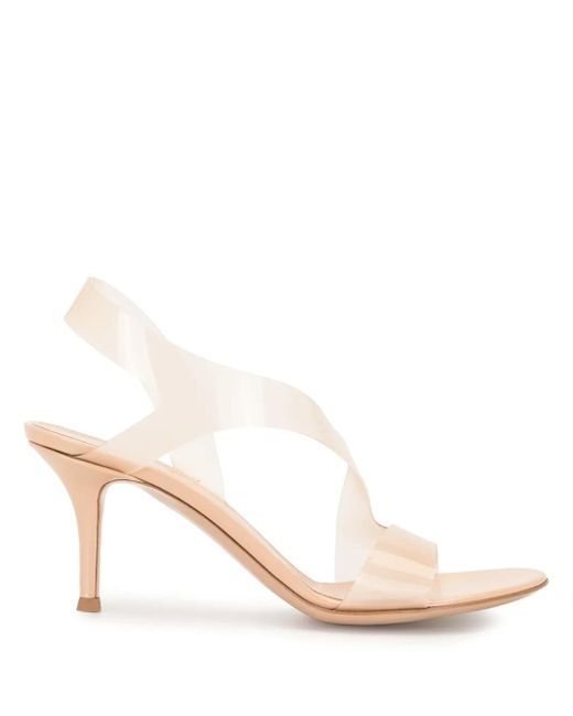 Gianvito Rossi Natural Metropolis 70Mm Slingback Sandals
