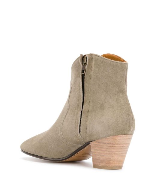 Isabel Marant Suede Dicker Boots - Lyst