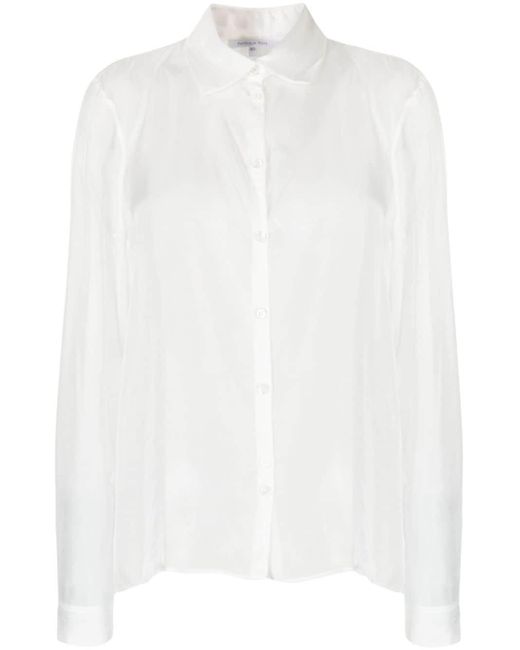 Blusa semi trasparente di Patrizia Pepe in White