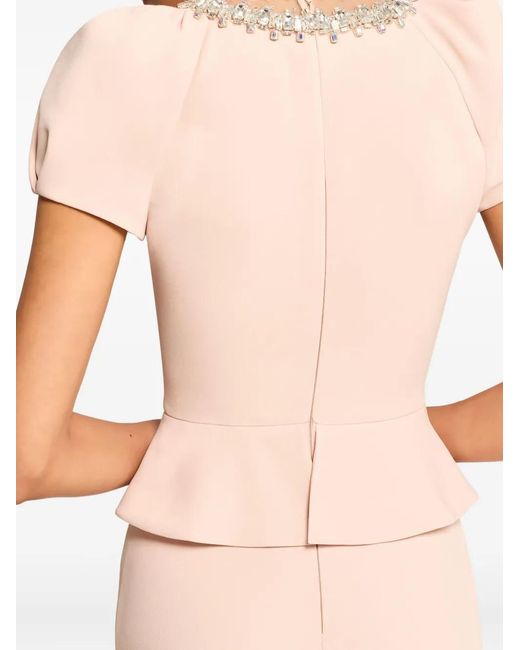 Jenny Packham Pink Nocturne Maxi Dress