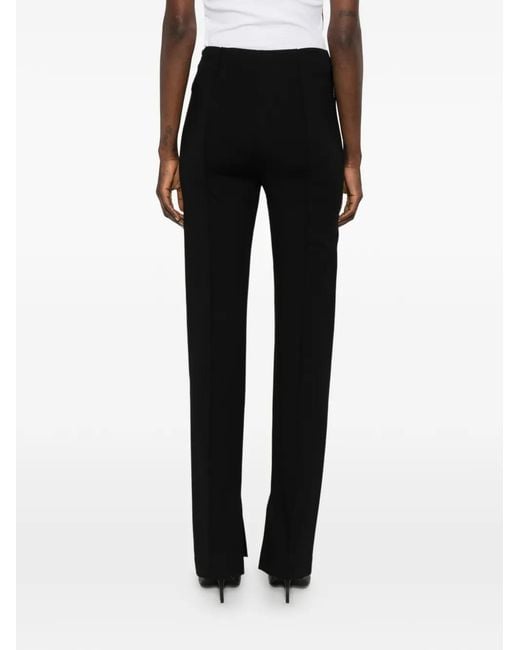 Just Cavalli Black Side-Slit Trousers