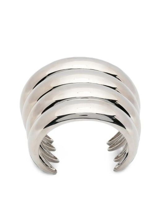 Hugo Kreit White Chunky Layered-Effect Bracelet