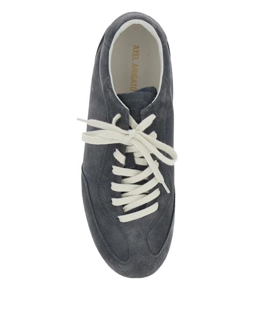 Axel Arigato Gray Daze Runner Suede Sneakers for men