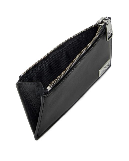 メンズ DIESEL カードケース Black
