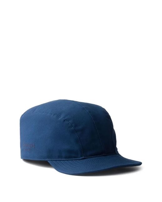Gorra Con Letras Bordadas Prada de hombre de color Blue
