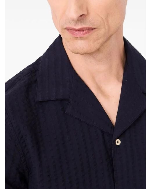 Officine Generale Blue 'Eren' Shirt for men