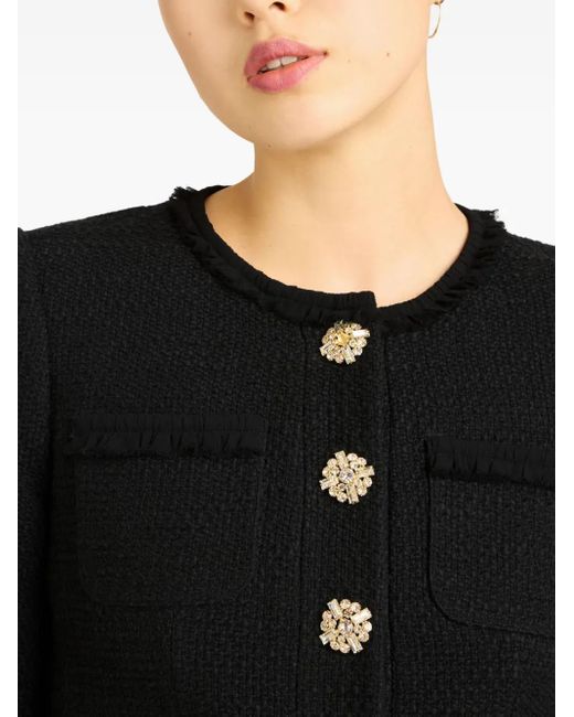 Cinq À Sept Black Linda Tweed Jacket