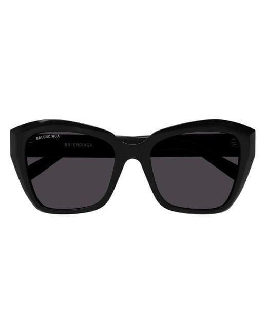 Balenciaga Black Butterfly-Frame Sunglasses