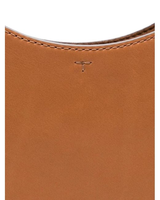 Tory Burch White Small Pierced Shoulder Bag