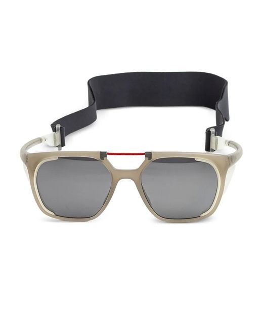 Tag Heuer Gray Line Pro Geometric-Frame Sunglasses