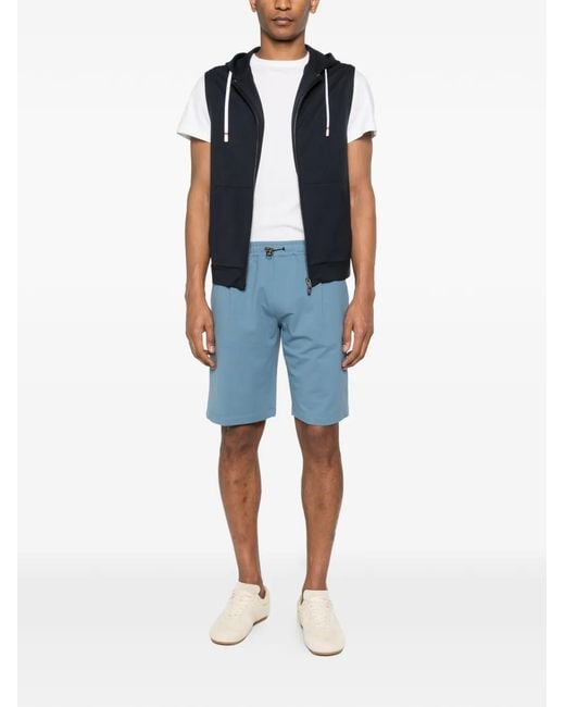 KIRED Blue Drawstring Shorts for men
