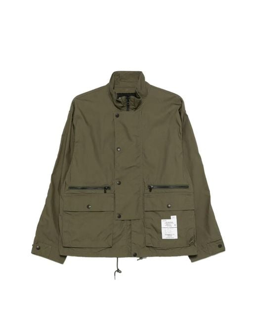 Neighborhood Green Stand-Collar Jacket for men