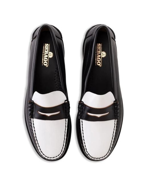 Sebago White Classic Dan Loafers for men