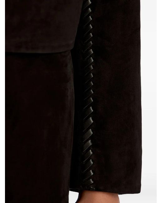 12 STOREEZ Black Suede Jacket