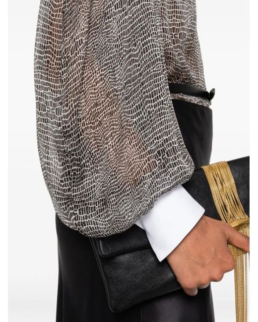 Elisabetta Franchi Body Met Kraag in het Gray