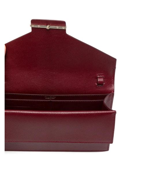 Tom Ford Purple Mini Aube Flap Clutch Bag