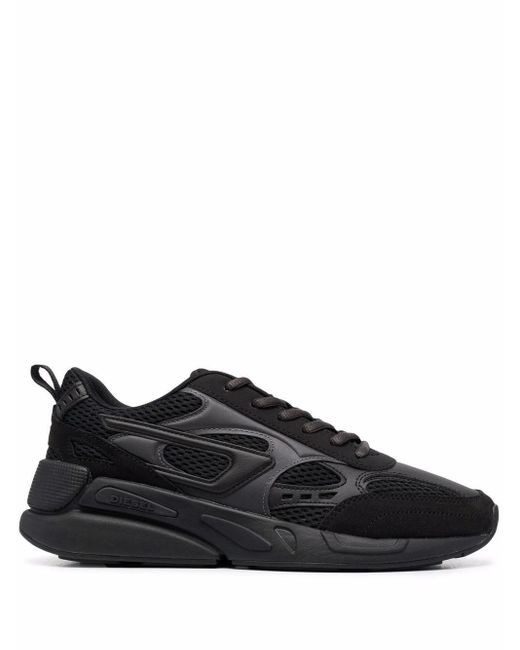diesel black serendipity sport sneakers