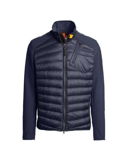 Parajumpers Blue Jayden Quilted Hybrid Jacket for men
