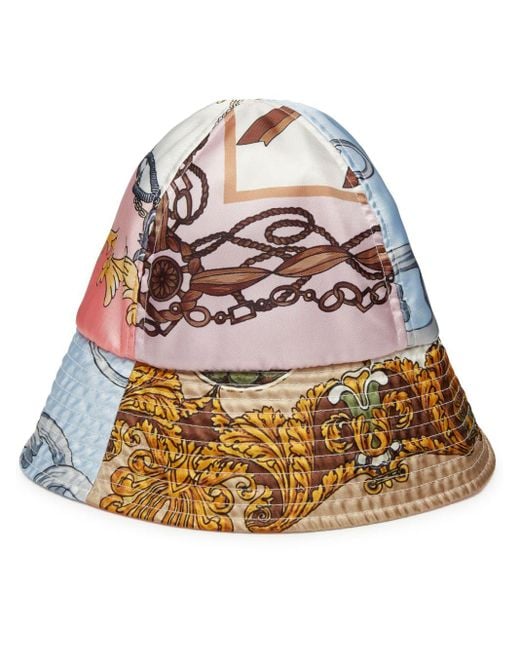 Cappello bucket Barocco con stampa di Comme des Garçons in Multicolor da Uomo