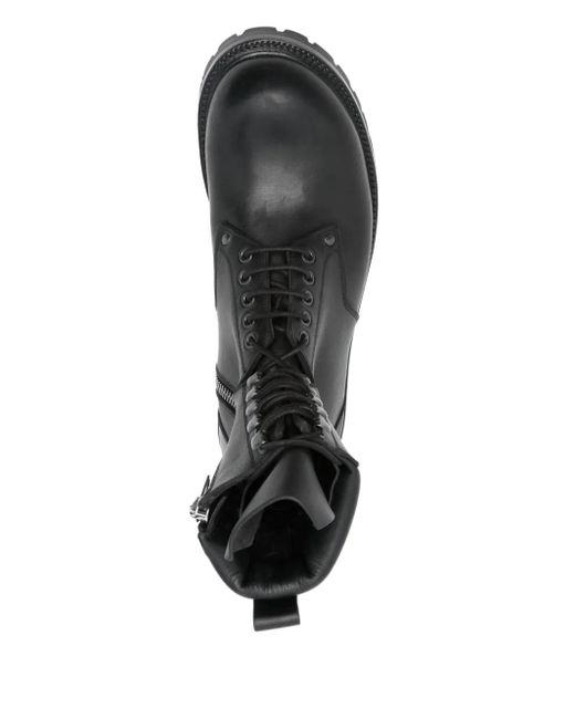 Rick Owens Army Bikerstiefel in Black für Herren