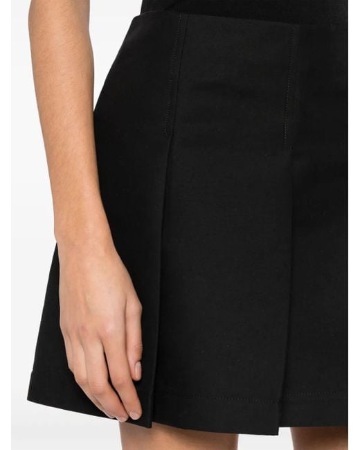 Marni Black Cady Mini Skirt Skirts