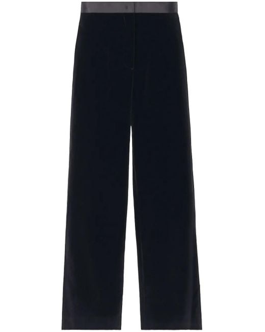 Fabiana Filippi Blue Velvet Trousers