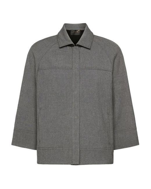 Elena Miro Gray Panelled Jacket