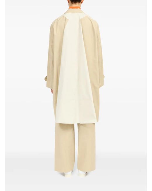 MM6 by Maison Margiela Natural Single-Breasted Coat