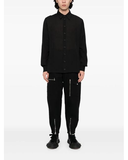 FREI-MUT Black Strait Shirt for men