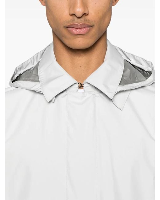 Herno White Hooded Jacket for men