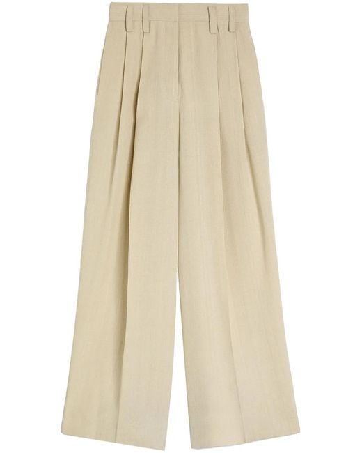 Jil Sander Natural Tailored Trousers