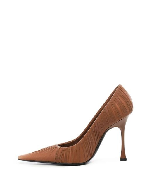 Saint Laurent Brown 110Mm Emmanuelle Pumps