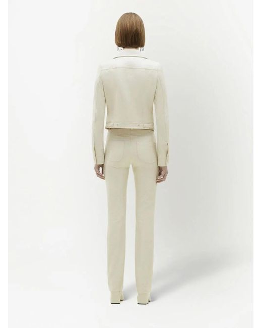 Courreges Natural Reedition Five-Pocket Trousers