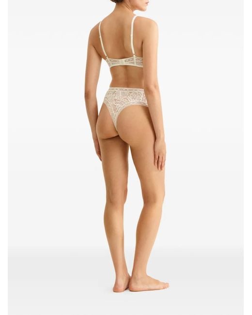 Eres White Somptueuse Lace Bra