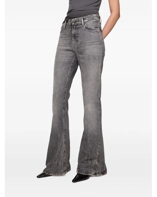 Acne Gray 2025F Flared Jeans