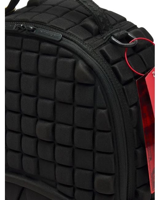 Sprayground Black Foam Welded Shark Backpack for men