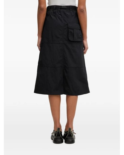Gramicci Black Belted Cargo Midi Skirt